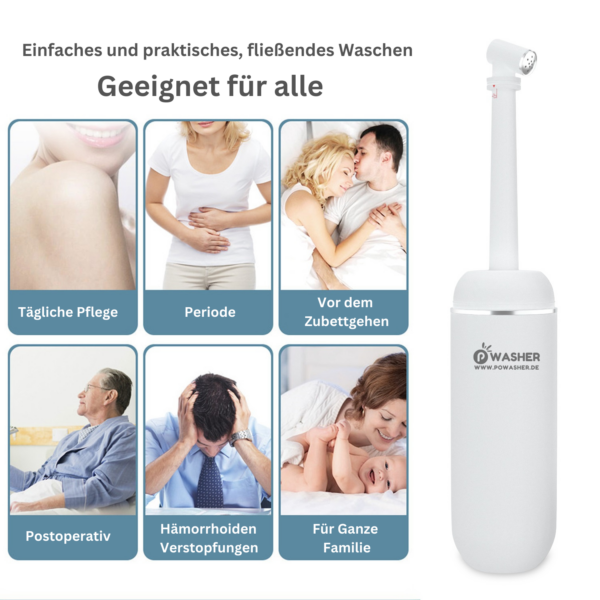 PoWasher - PoDusche für Happypo