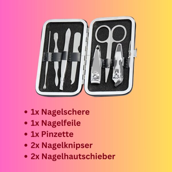 Maniküre-Set 7-teilig – Bild 2