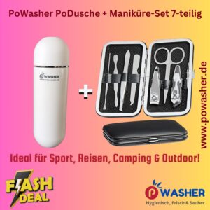 Maniküre-Set 7-teilig Podusche Powasher
